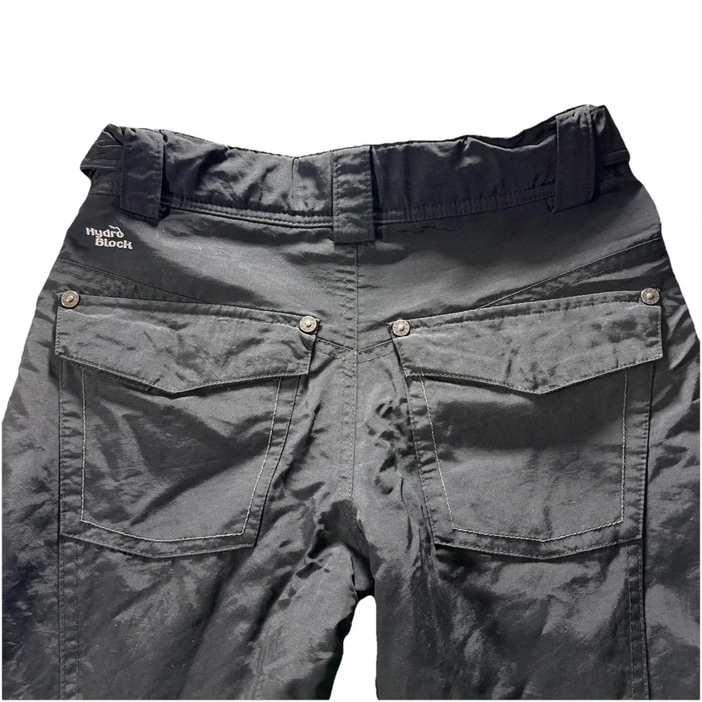 Obermeyer Ski Pants‎ Boys Black Husky 8 Insulated Adjustable Snow HydroBlock